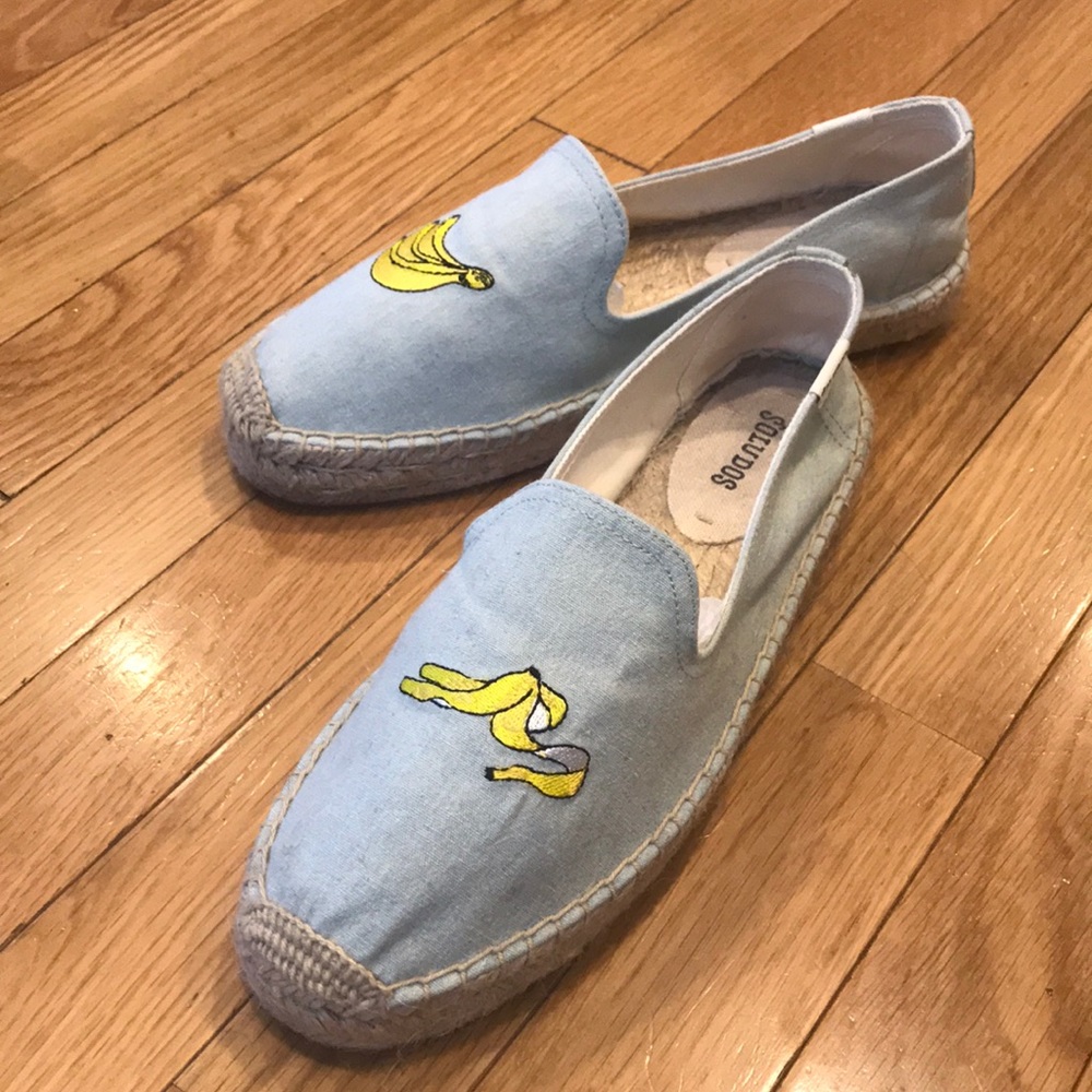 Soludos Banana Platform Smoking Slippers (Sz 8.5)